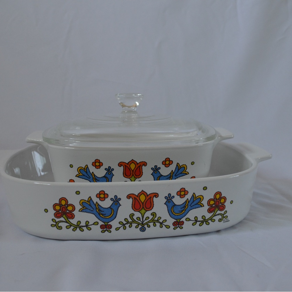 Corningware Country Festival Casserole Dishes